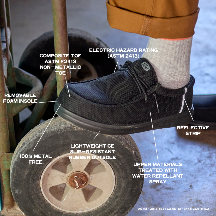 Wendy Work Comp Toe – Black/Black - Image 2