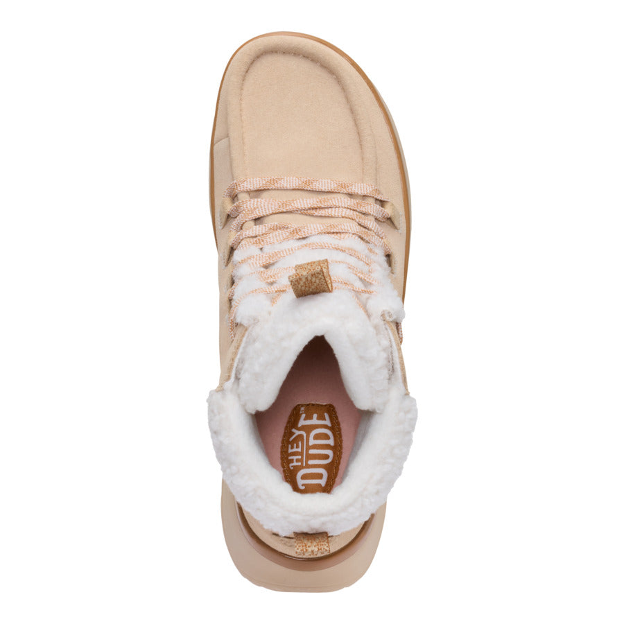 Wendy Peak Apres Suede Cozy Stitch – Tan - Image 7