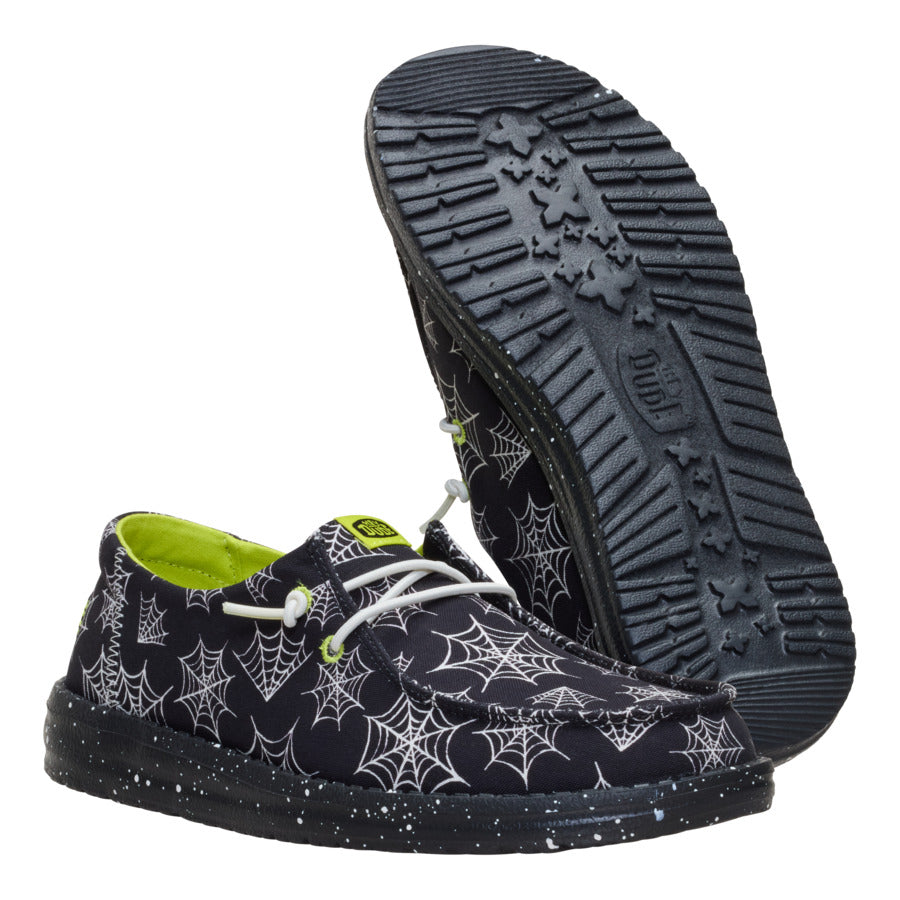 Wendy Spider Webs – Black/Black - Image 3
